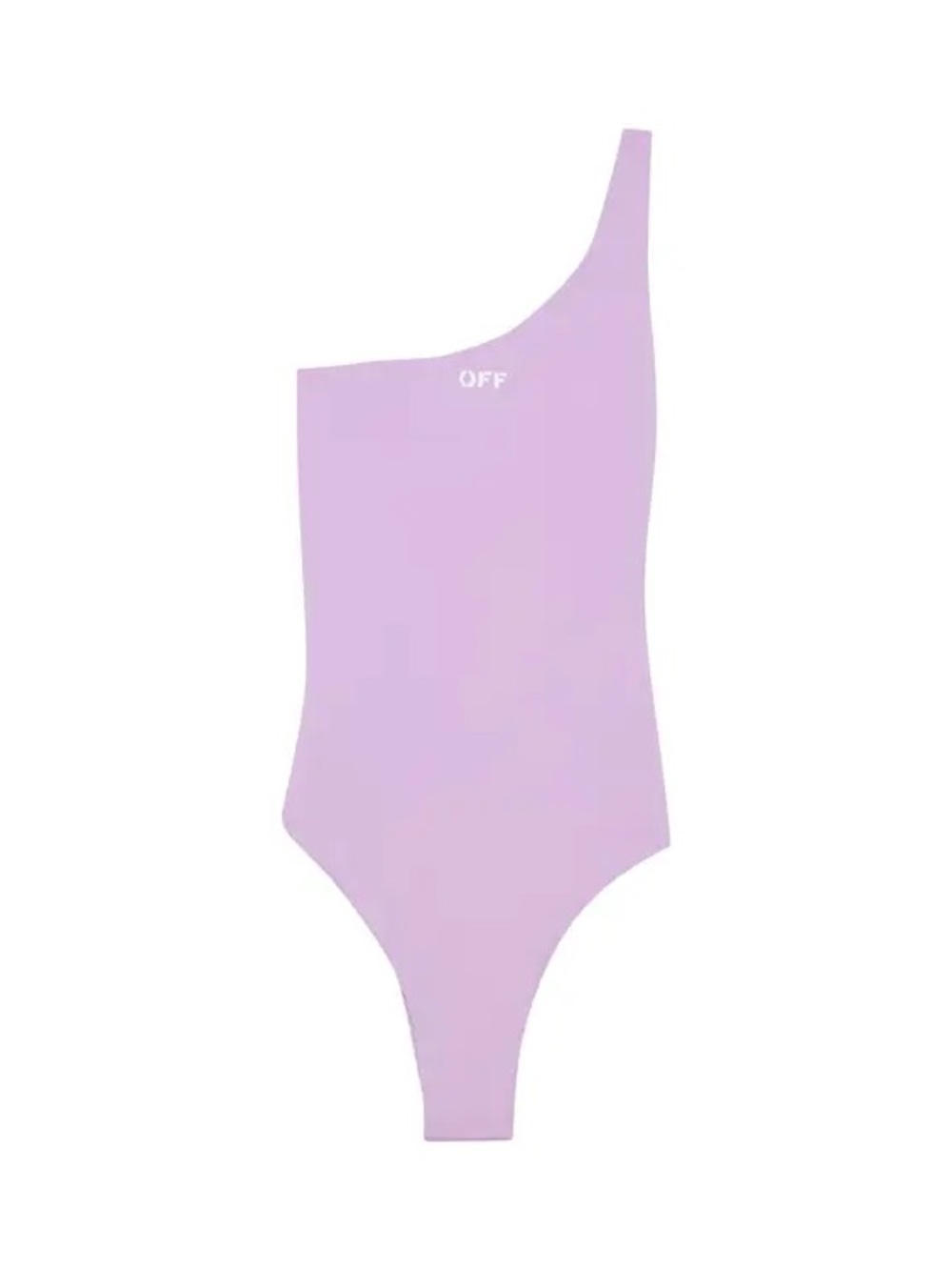 One-Shoulder Off White One piece swimsuit